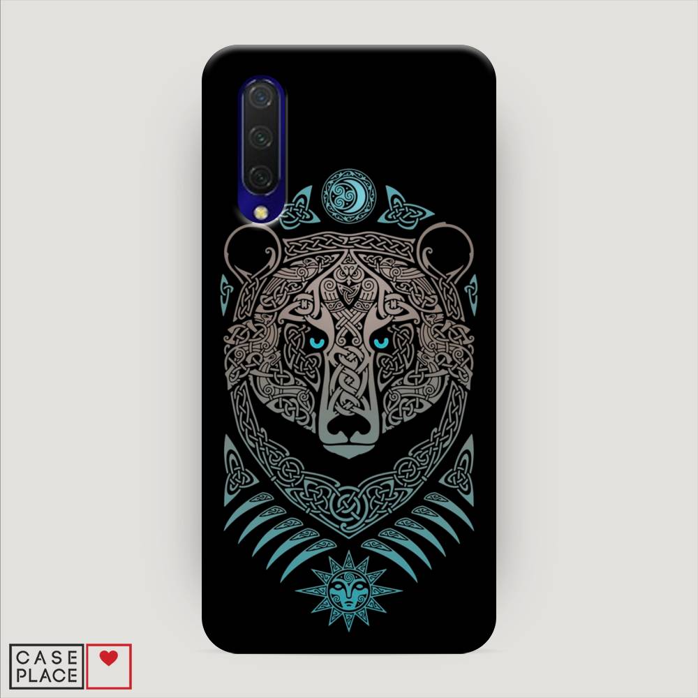 

Пластиковый чехол "Кельтский медведь" на Xiaomi Mi CC9, 36120-1