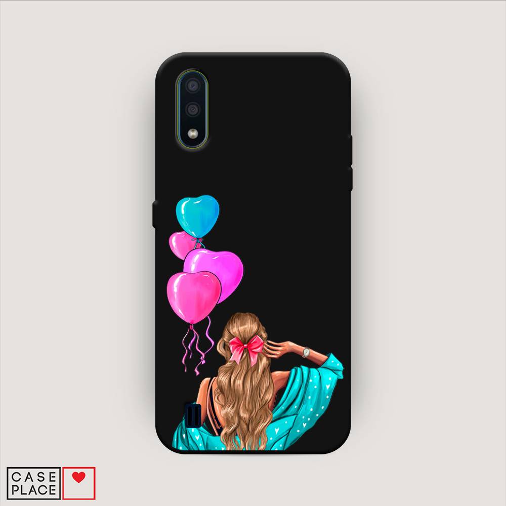 

Чехол Awog на Samsung Galaxy M01 / Самсунг M01 "День Рождения", Голубой;розовый;бежевый, 2101152-1