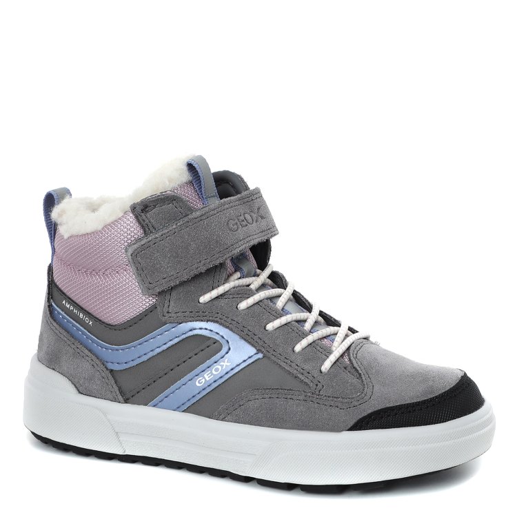 

Кеды GEOX J WEEMBLE GIRL B ABX J260LA серый 37, J260LA