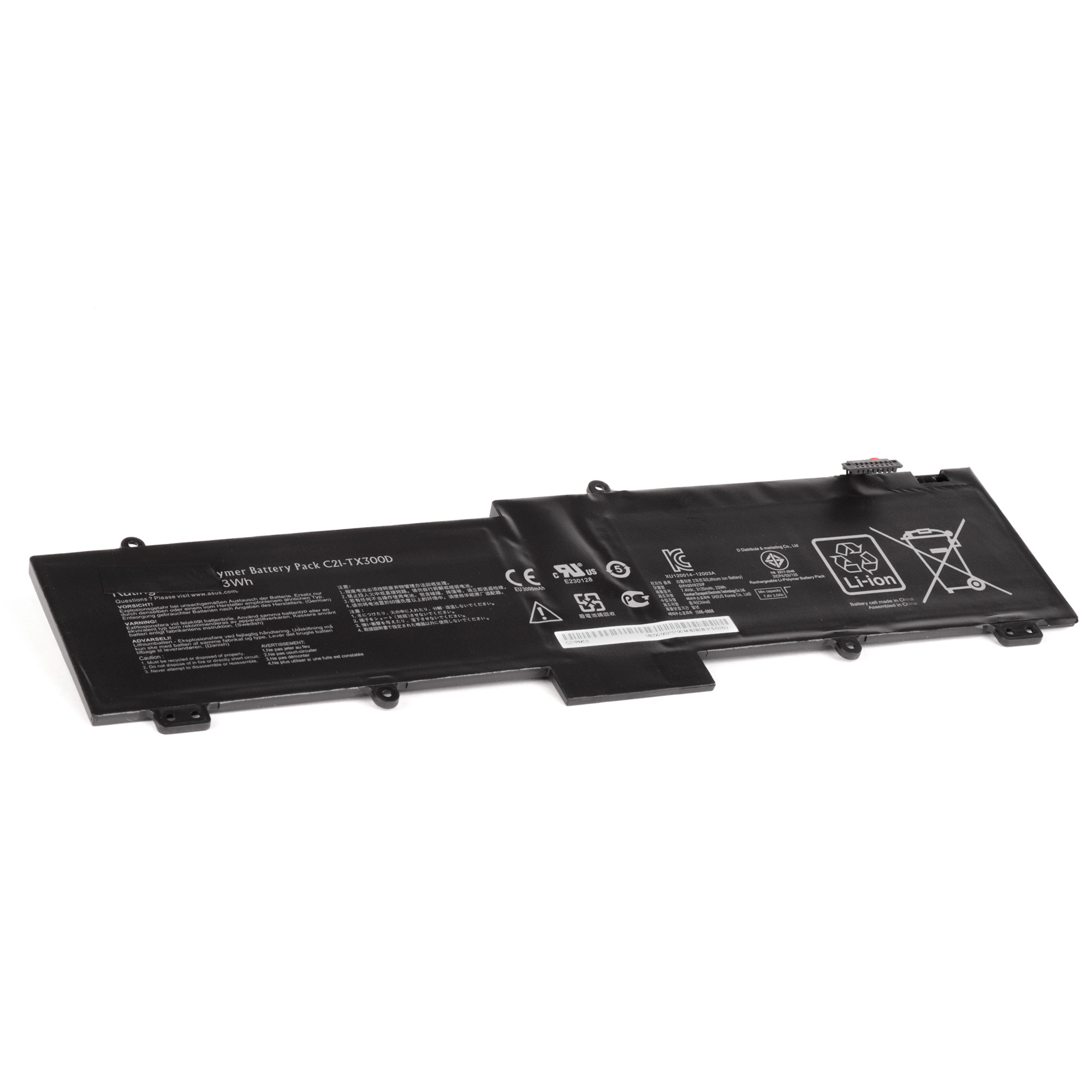 

Аккумулятор для ноутбука для ноутбука Asus TX300 (7.4V 3120mAh) PN: C21-TX300P ORIGINAL