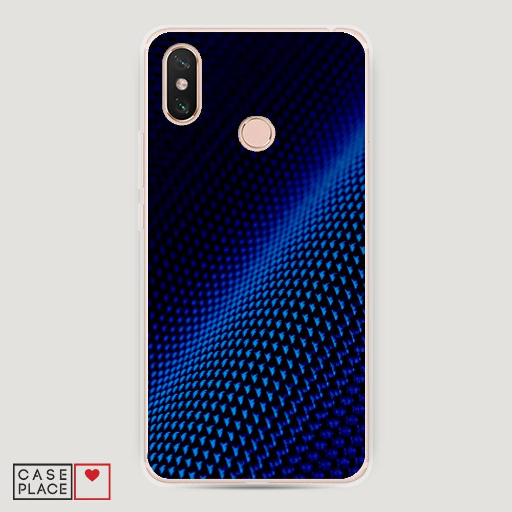 

Пластиковый чехол "Синий карбон" на Xiaomi Mi Max 3