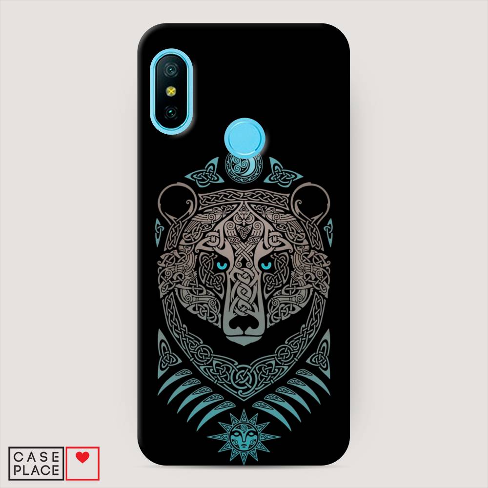 

Пластиковый чехол "Кельтский медведь" на Xiaomi Mi A2 Lite, 34220-1