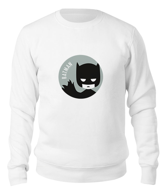 

Свитшот унисекс Printio Бэтмен (batman) белый XS, Бэтмен (batman)