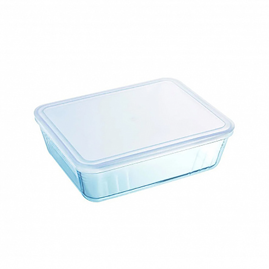 Блюдо для запекания Pyrex Daily, стекло, 22x17x6 см с крышкой