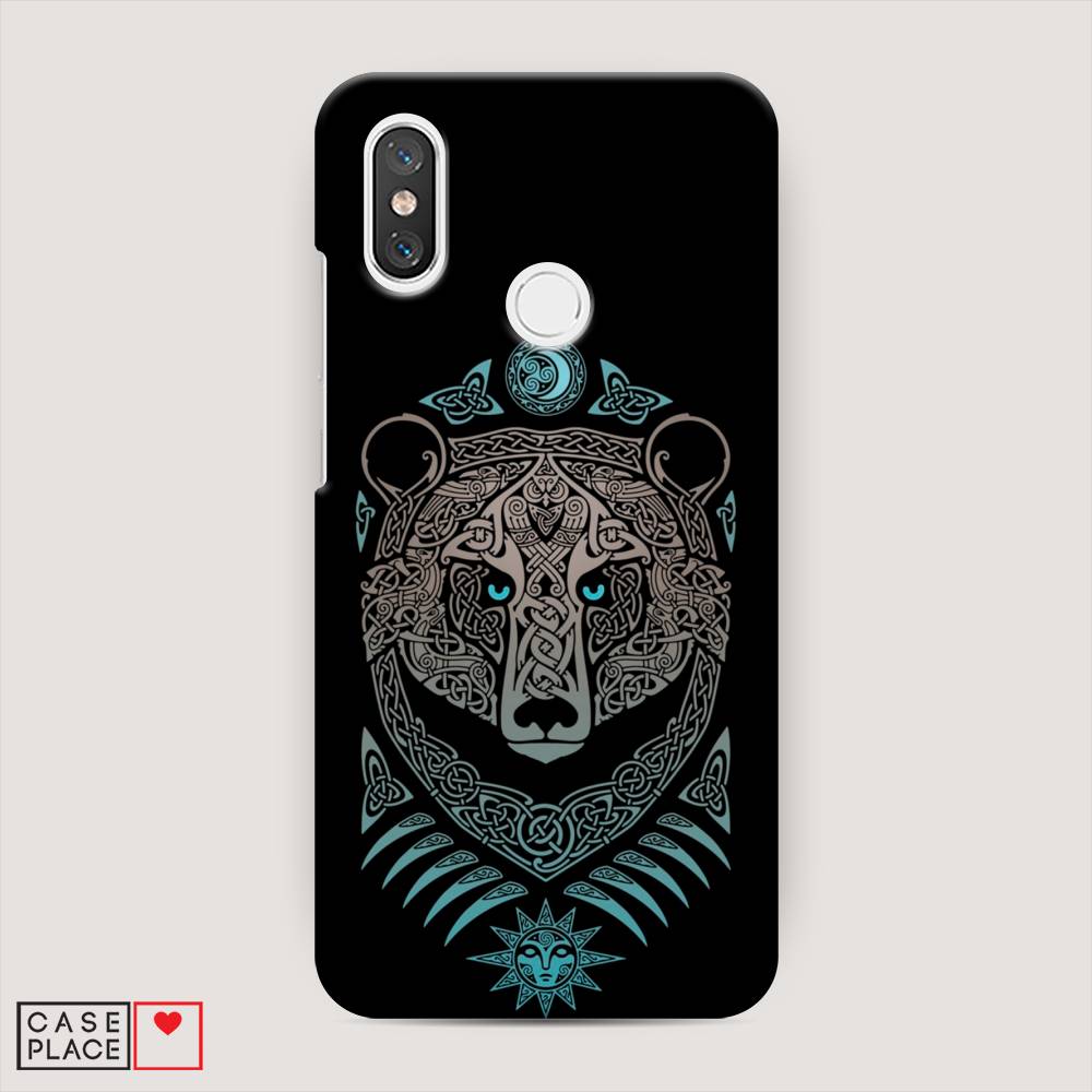 

Пластиковый чехол "Кельтский медведь" на Xiaomi Mi 8, 33520-1