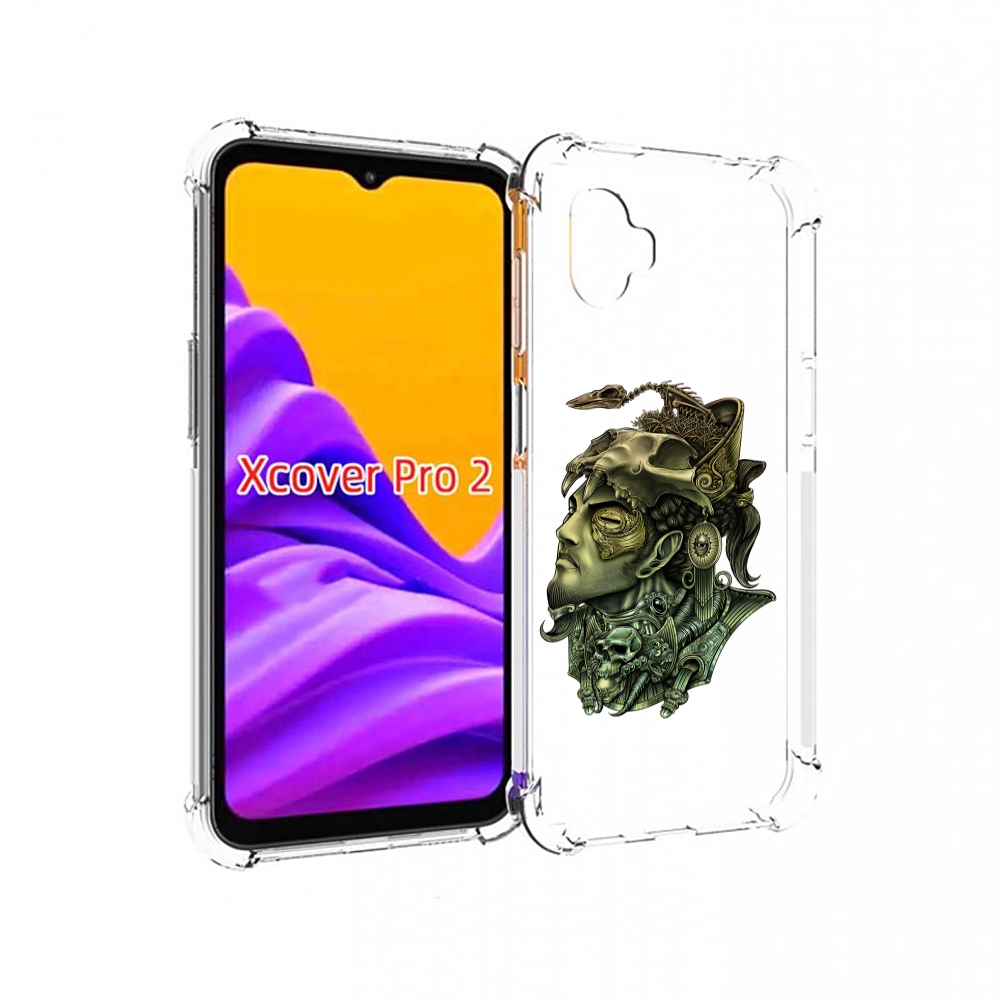 

Чехол MyPads бронзовый воин для Samsung Galaxy Xcover Pro 2, Прозрачный, Tocco