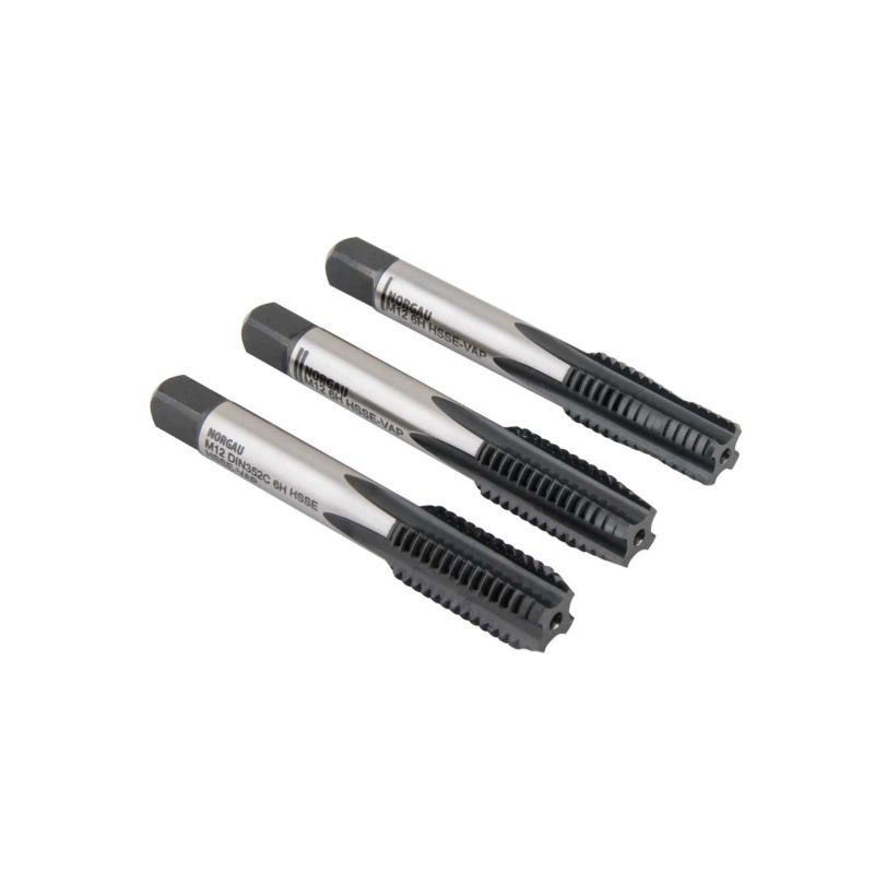 

Набор метчиков NORGAU Industrial M6 из HSS-E, по стали, чугуну и цветным металлам, 3 шт., RHT-269-616
