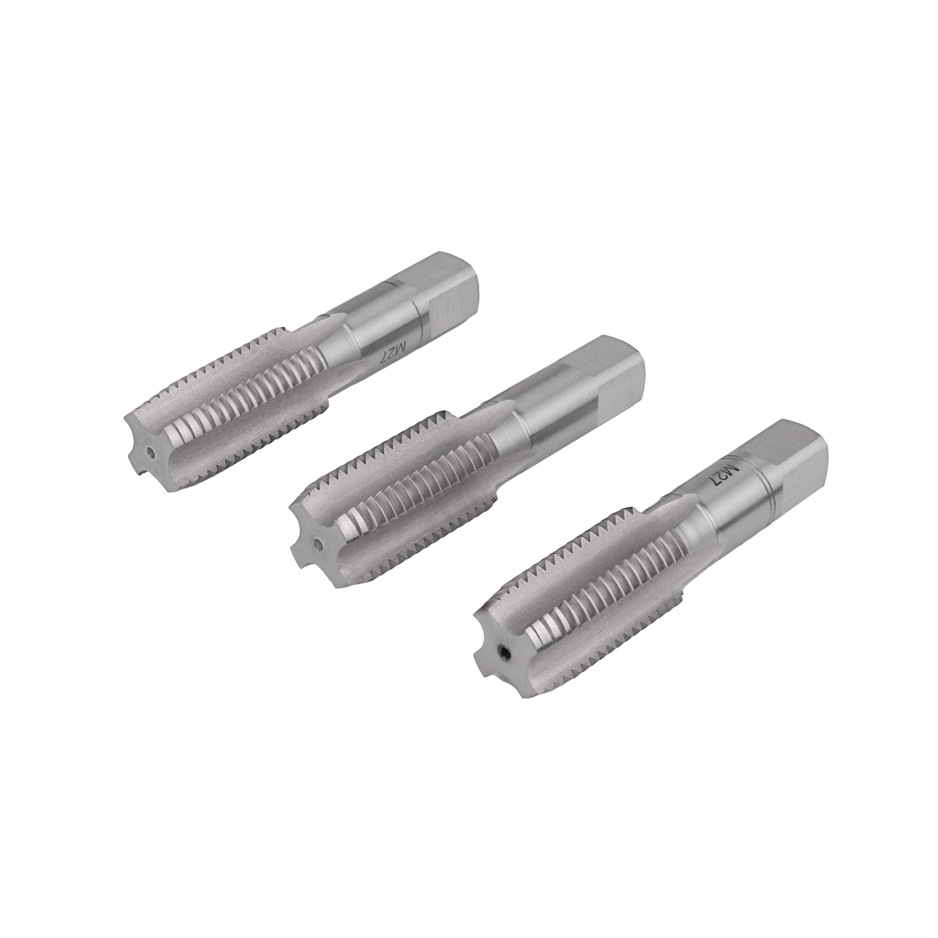 

Набор метчиков NORGAU Industrial M27 из HSS-E, по стали, чугуну и цветным металлам, 3 шт., RHT-269-596