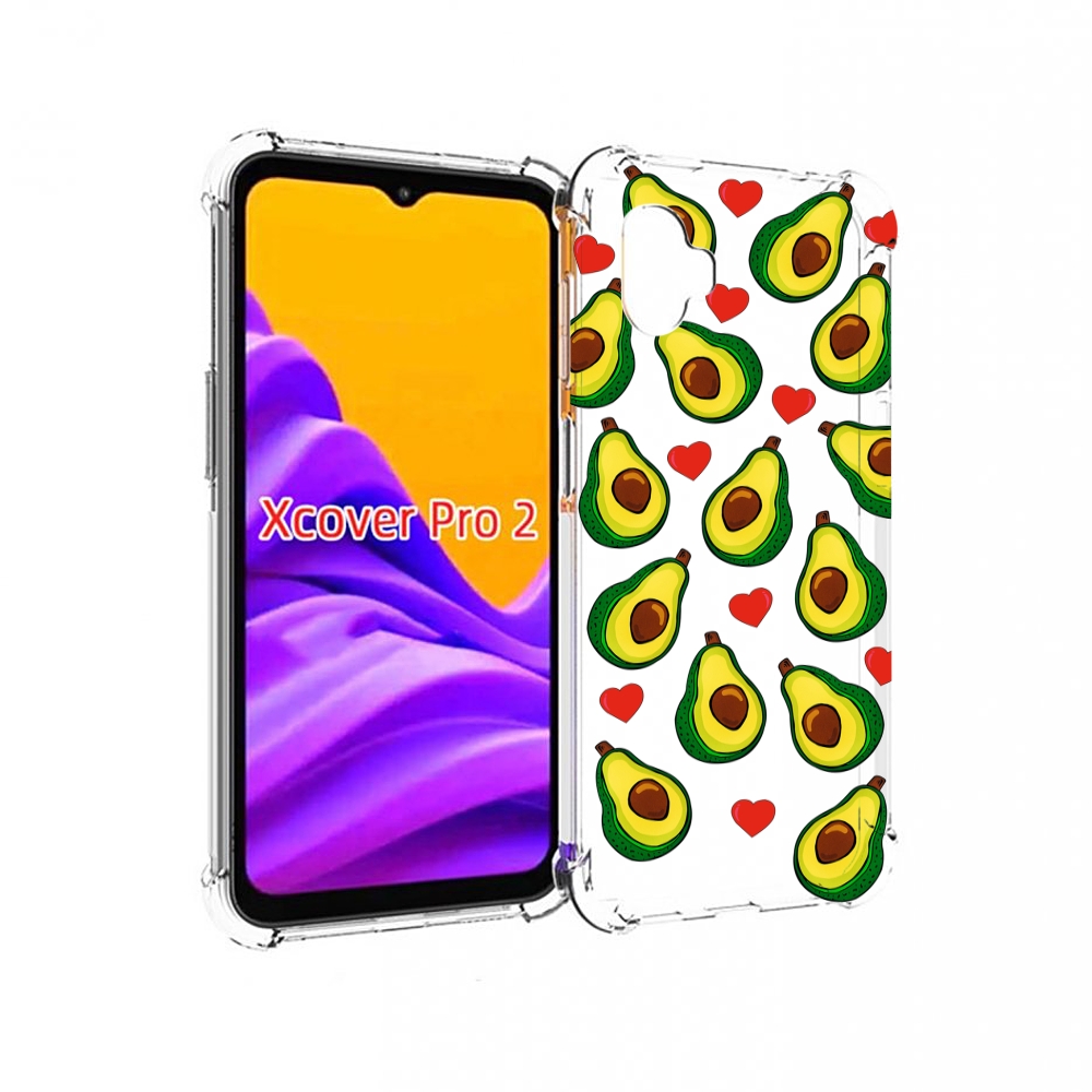 

Чехол MyPads миленькие-авокадо для Samsung Galaxy Xcover Pro 2, Прозрачный, Tocco