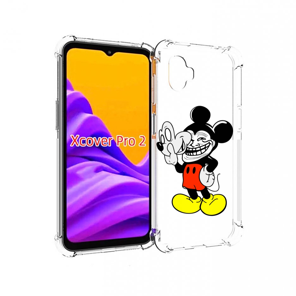 

Чехол MyPads микки-маус-троллер для Samsung Galaxy Xcover Pro 2, Прозрачный, Tocco