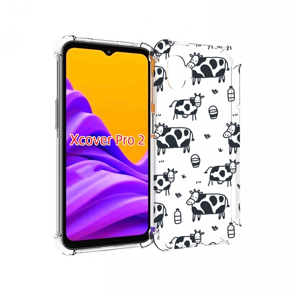 

Чехол MyPads маленькие-коровки для Samsung Galaxy Xcover Pro 2, Прозрачный, Tocco