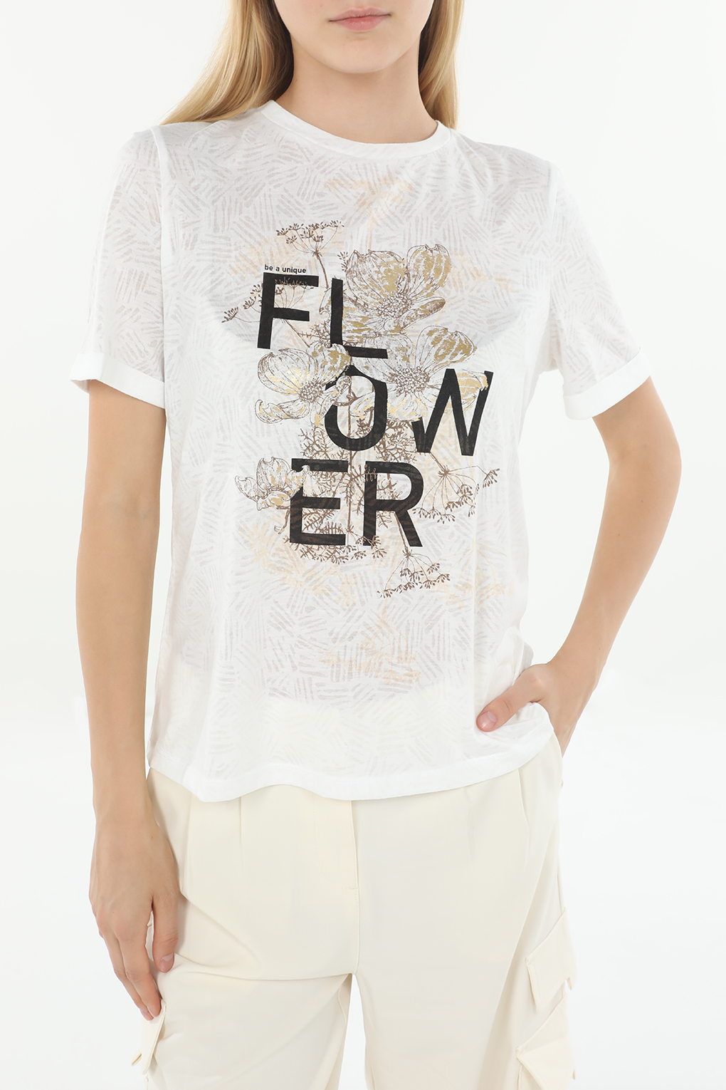

Футболка женская Gerry Weber 270041-44040 белая 42, Белый, 270041-44040