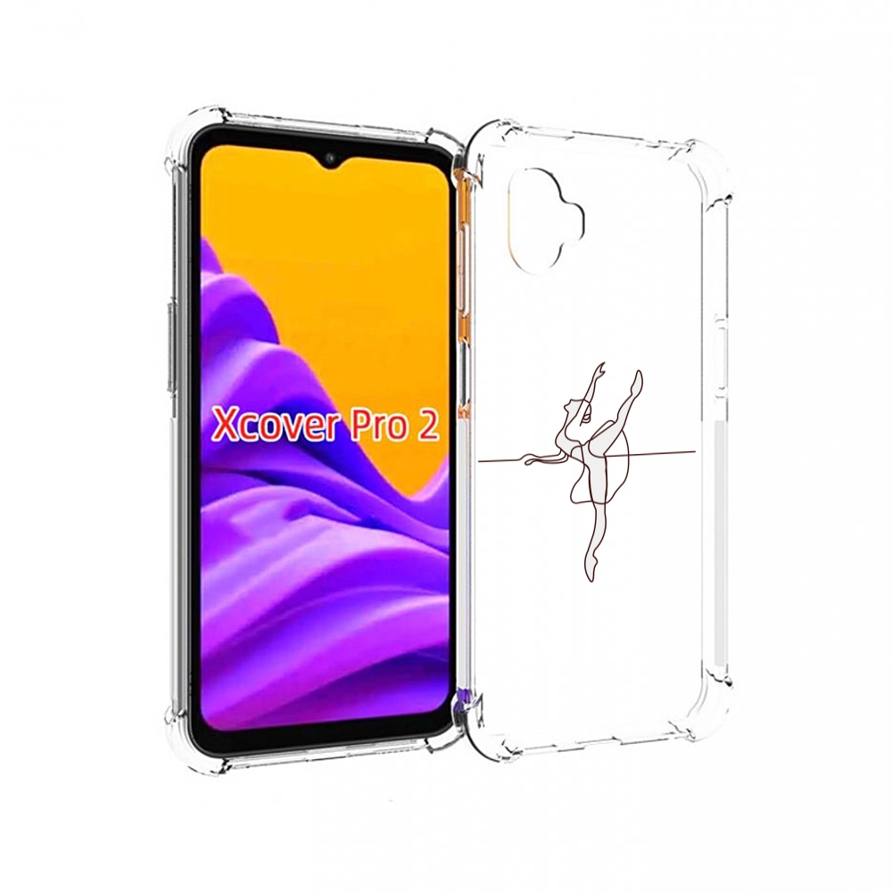 

Чехол MyPads маленькая-баллерина для Samsung Galaxy Xcover Pro 2, Прозрачный, Tocco