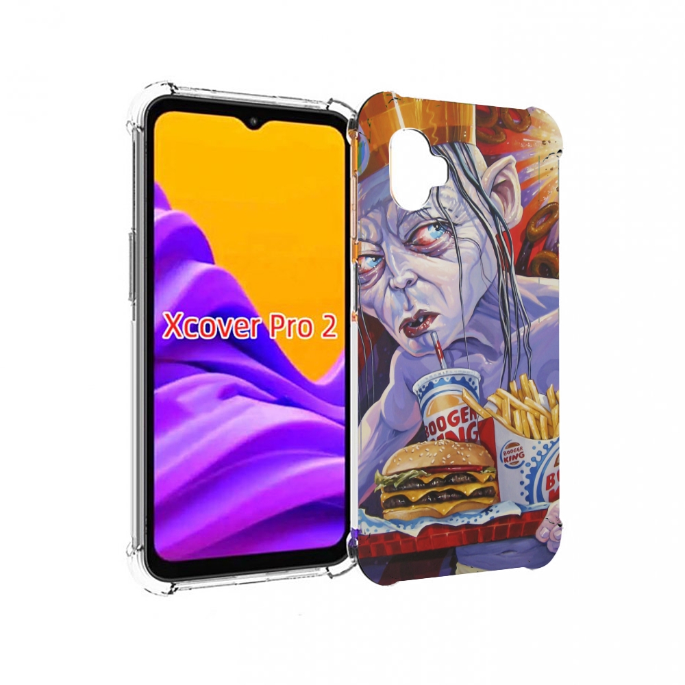 

Чехол MyPads любитель бургер кинга для Samsung Galaxy Xcover Pro 2, Прозрачный, Tocco