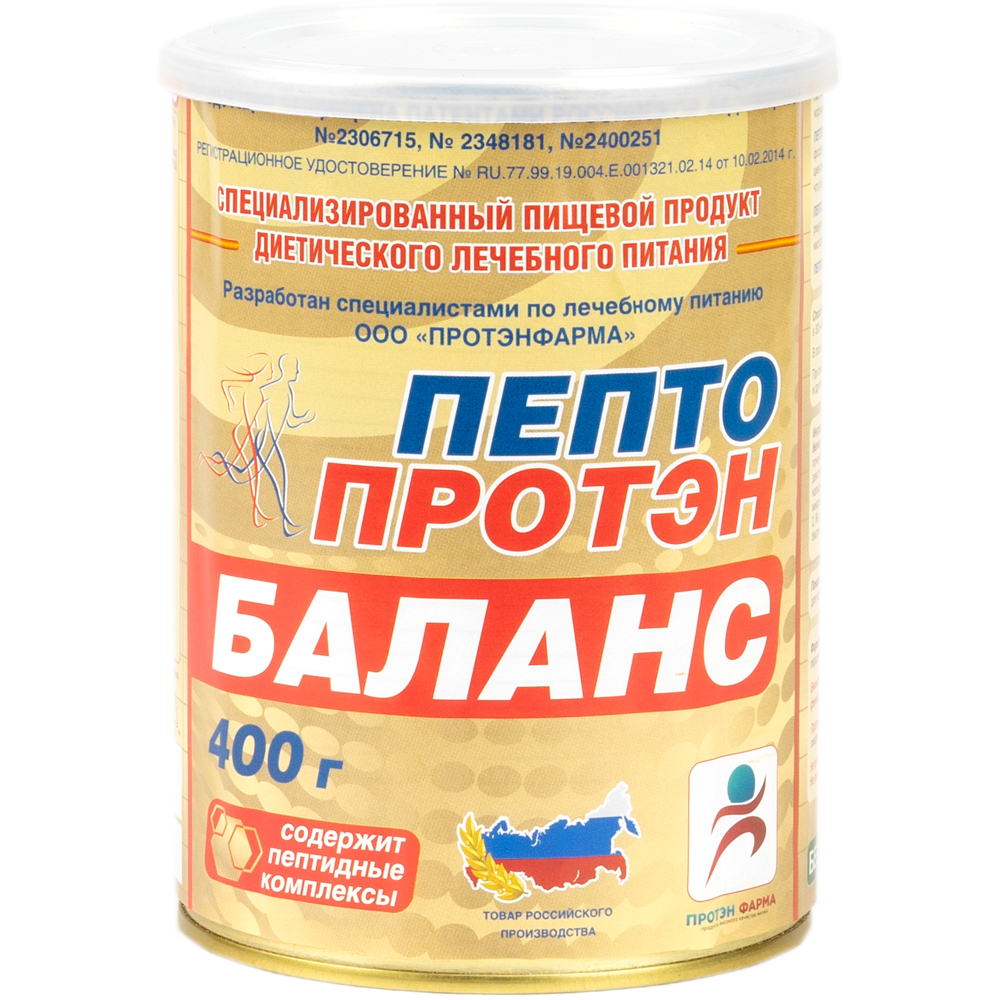 

Лечебное питание ПептоПротэн Баланс, 400 г