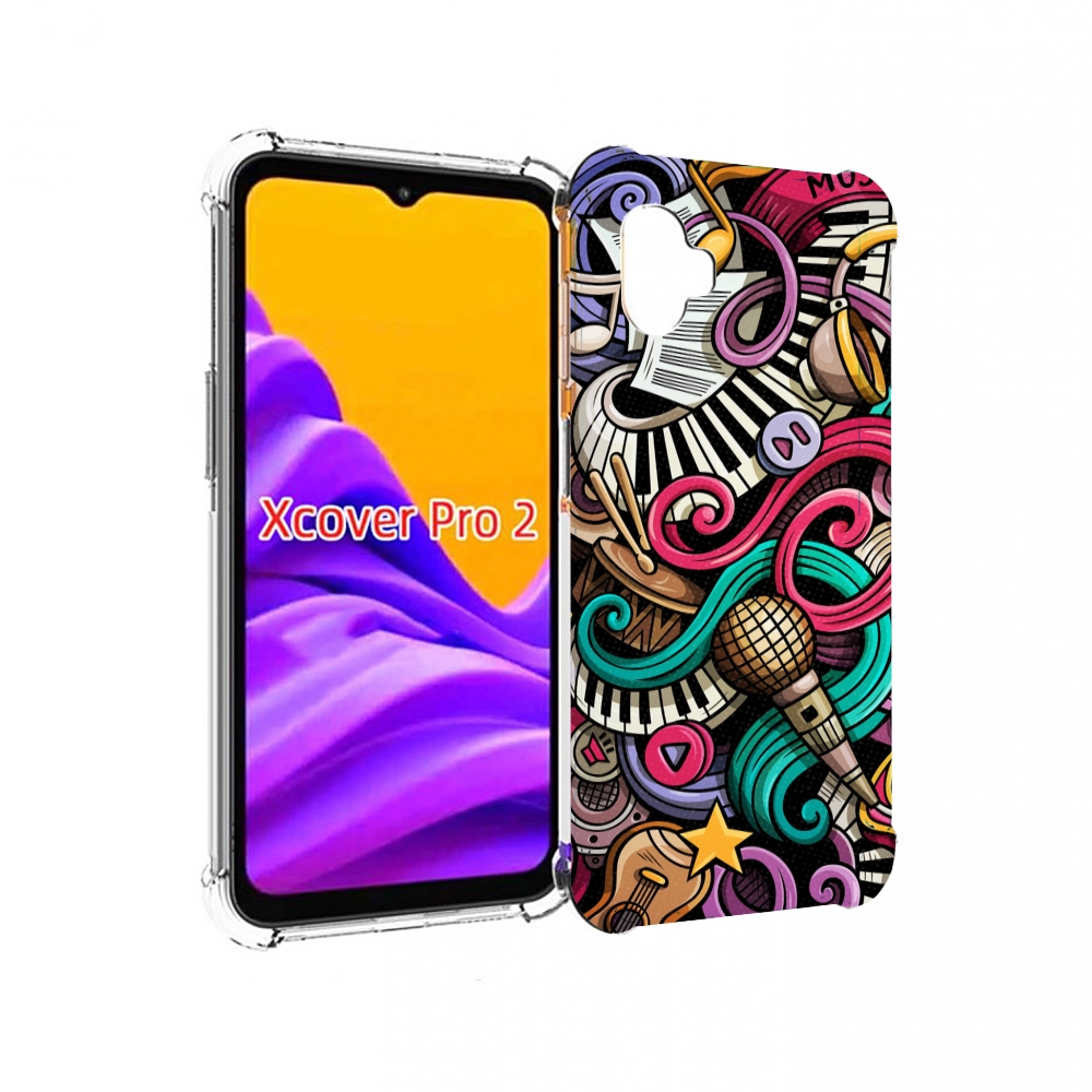 

Чехол MyPads любимая-музыка для Samsung Galaxy Xcover Pro 2, Прозрачный, Tocco