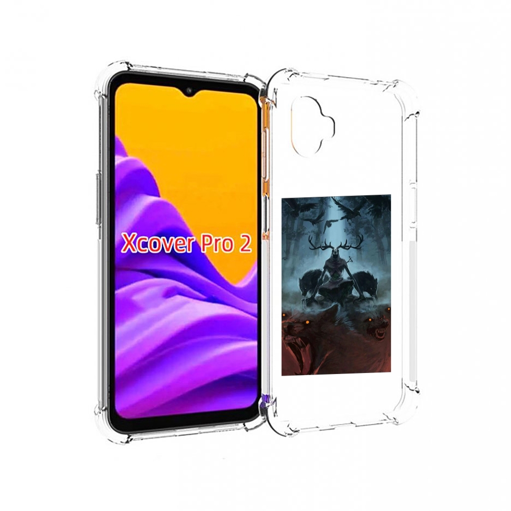 

Чехол MyPads лось демон для Samsung Galaxy Xcover Pro 2, Прозрачный, Tocco