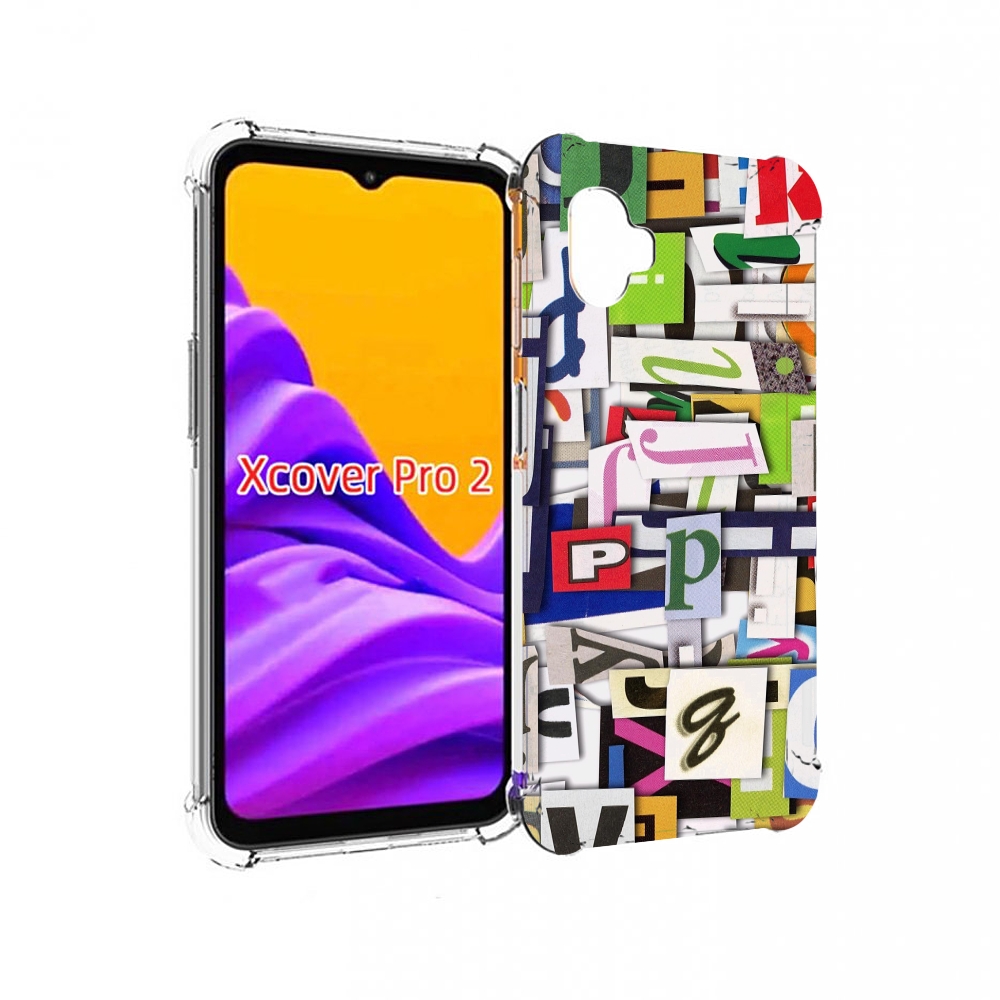 

Чехол MyPads ломанные-буквы для Samsung Galaxy Xcover Pro 2, Прозрачный, Tocco