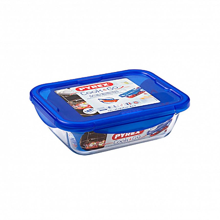 Форма для запекания Pyrex Cook&Go, стекло, 25х19х7 см с крышкой