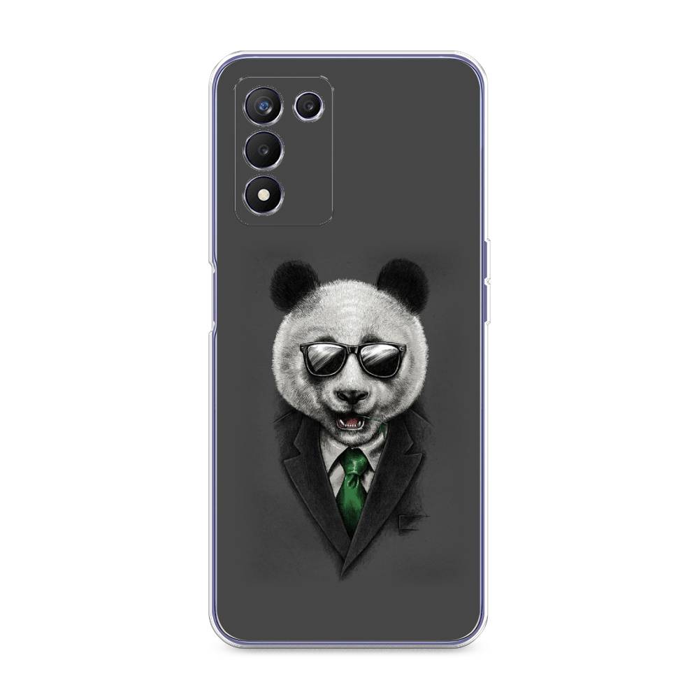 

Чехол Awog на Realme Q3s "Деловая панда", Разноцветный, 257950-10