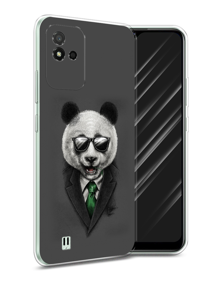 

Чехол Awog на Realme Narzo 50i "Деловая панда", Разноцветный, 2510050-10