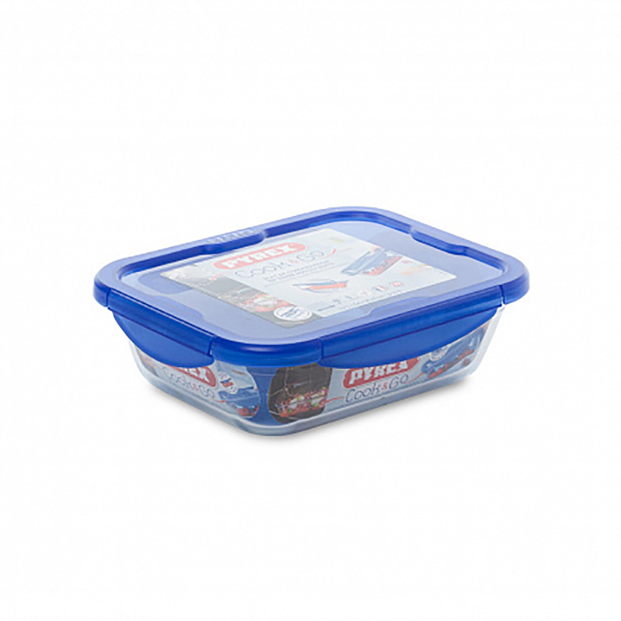 Форма для запекания Pyrex Cook&Go, стекло, 20х15 см с крышкой