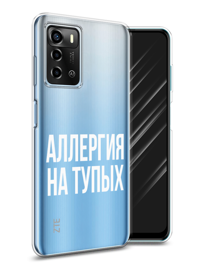 

Чехол Awog на ZTE Blade V40 Vita / ЗТЕ Блэйд V40 Vita "Аллергия на тупых", Разноцветный, 135650-6