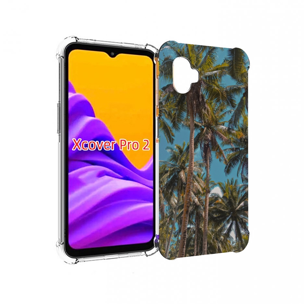 

Чехол MyPads летние пальмы для Samsung Galaxy Xcover Pro 2, Прозрачный, Tocco