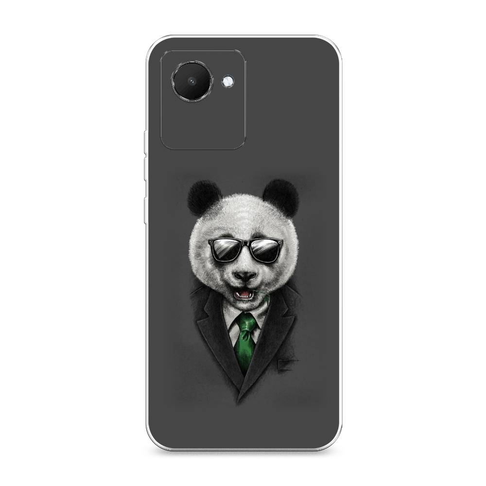 

Силиконовый чехол "Деловая панда" на Realme C30, Разноцветный, 2510550-10