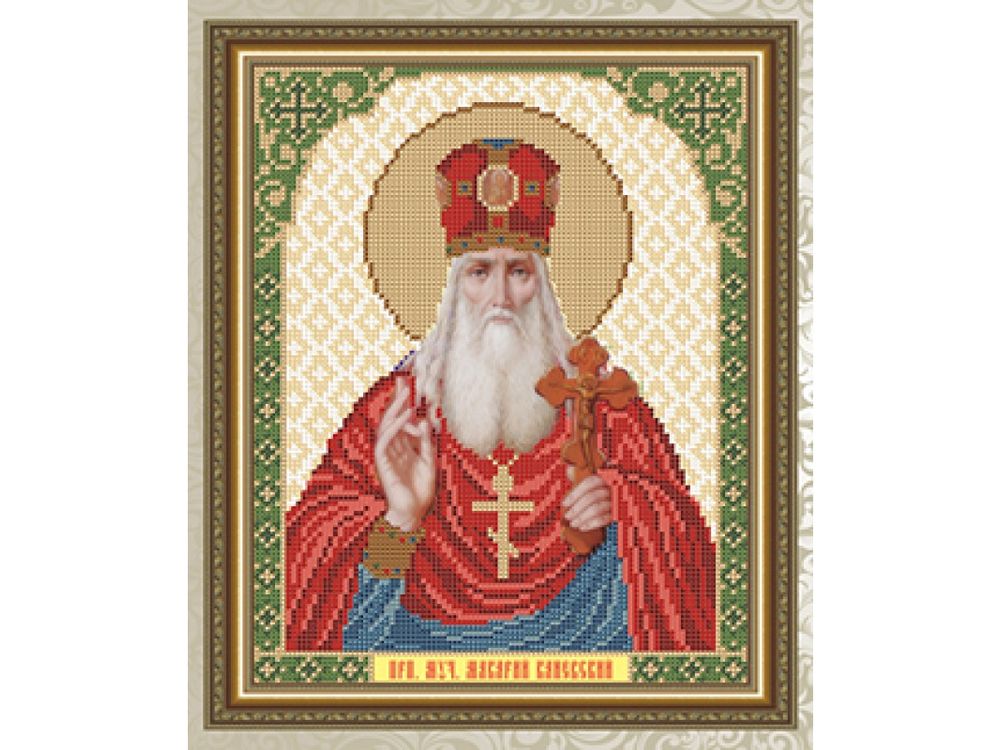 

Рисунок на ткани «Преподобный Мученик Макарий Каневский»