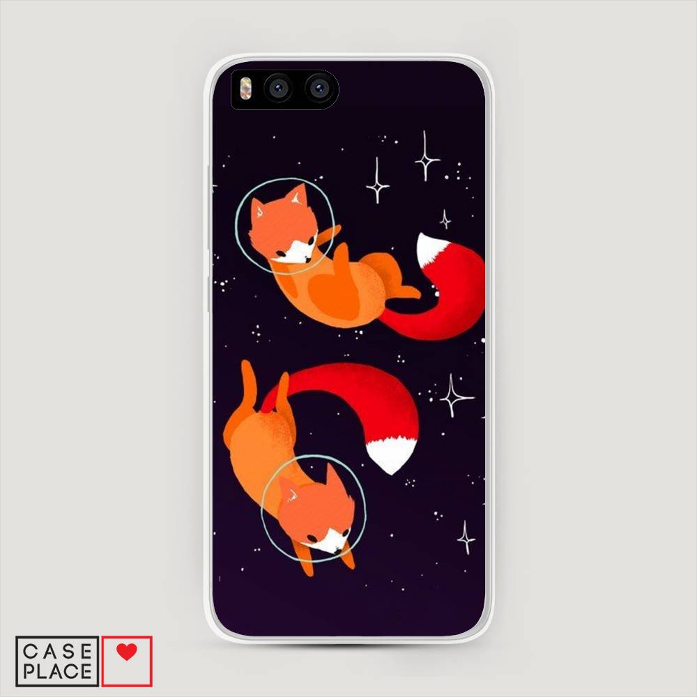 

Пластиковый чехол "Лисы космонавты" на Xiaomi Mi6