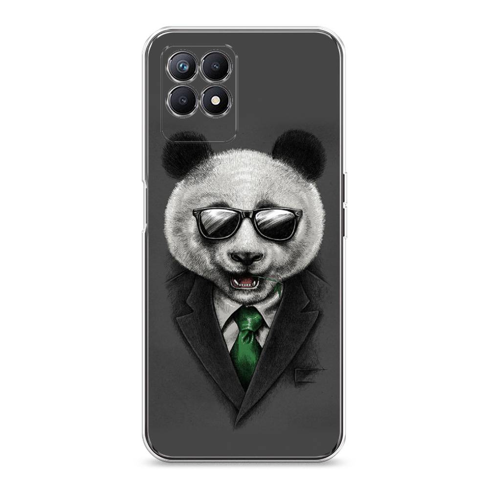 

Чехол Awog на Realme 8i "Деловая панда", Разноцветный, 257350-10