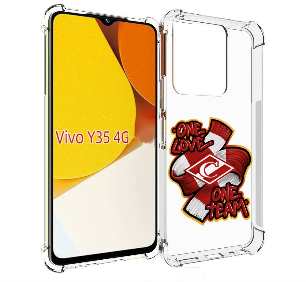 

Чехол MyPads Одна любовь-Спартак для Vivo Y35 4G 2022 / Vivo Y22, Прозрачный, Tocco