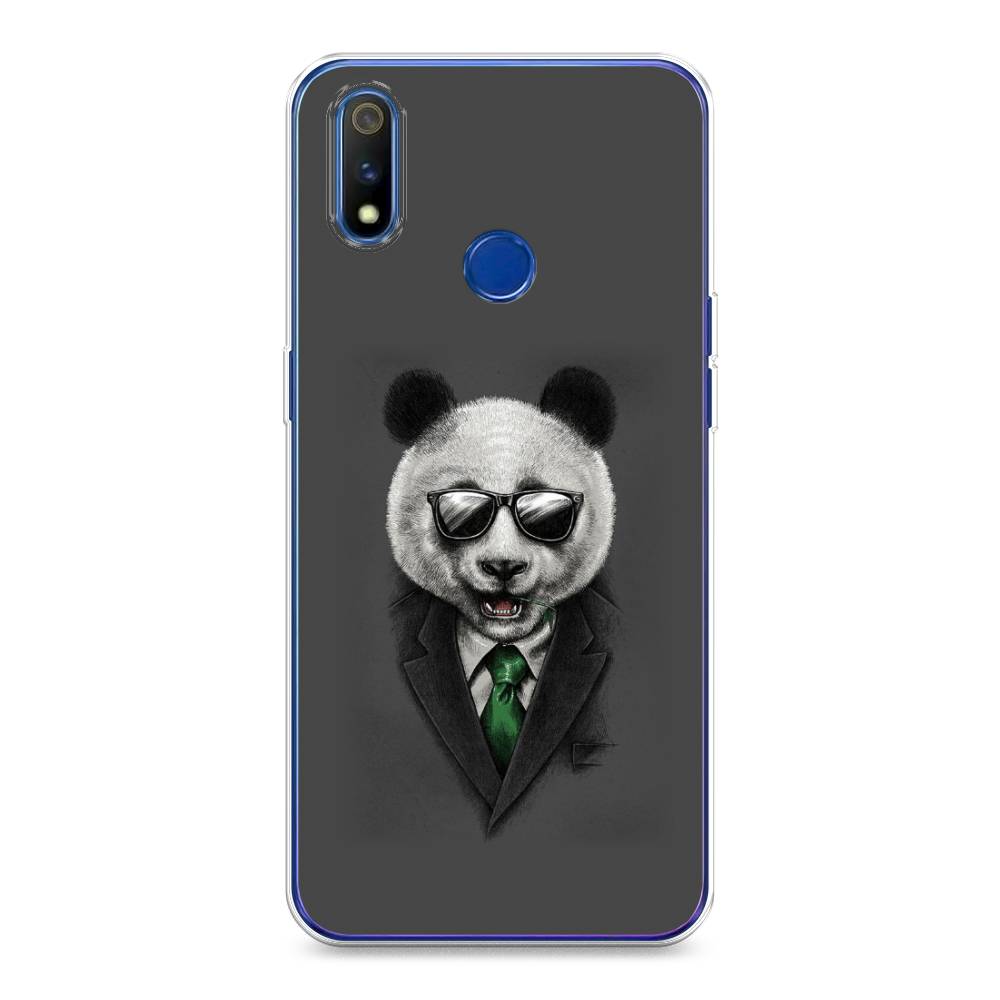 

Чехол Awog на Realme 3 Pro "Деловая панда", Разноцветный, 251250-10