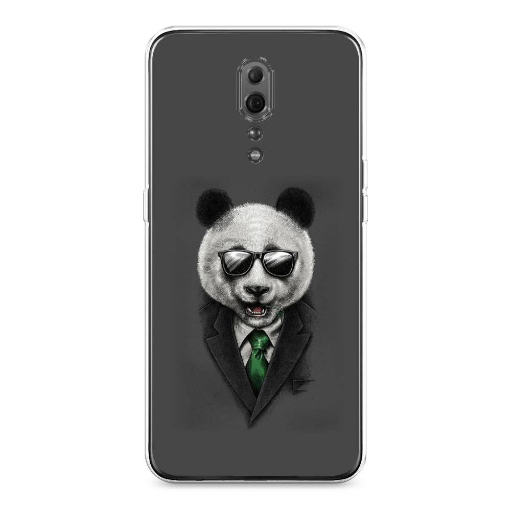 

Чехол Awog на Oppo Reno Z "Деловая панда", Разноцветный, 250950-10