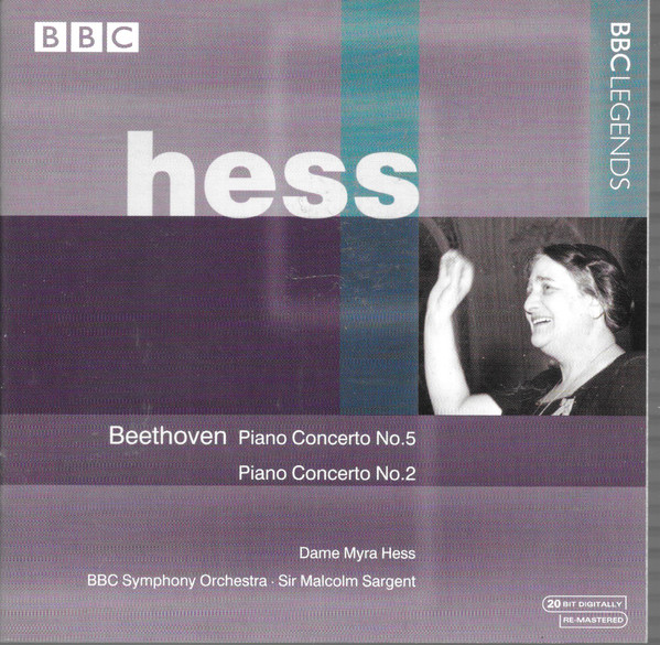 Beethoven - Piano Concertos Nos. 2 & 5 / Hess (1 CD)