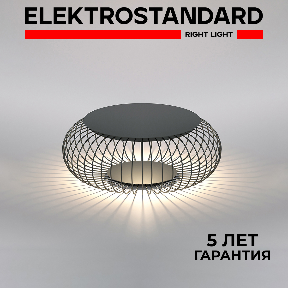 

Садово-парковый LED светильник D92см Elektrostandard Firenze 35178/F 11W 4000К IP65 черный, Firenze