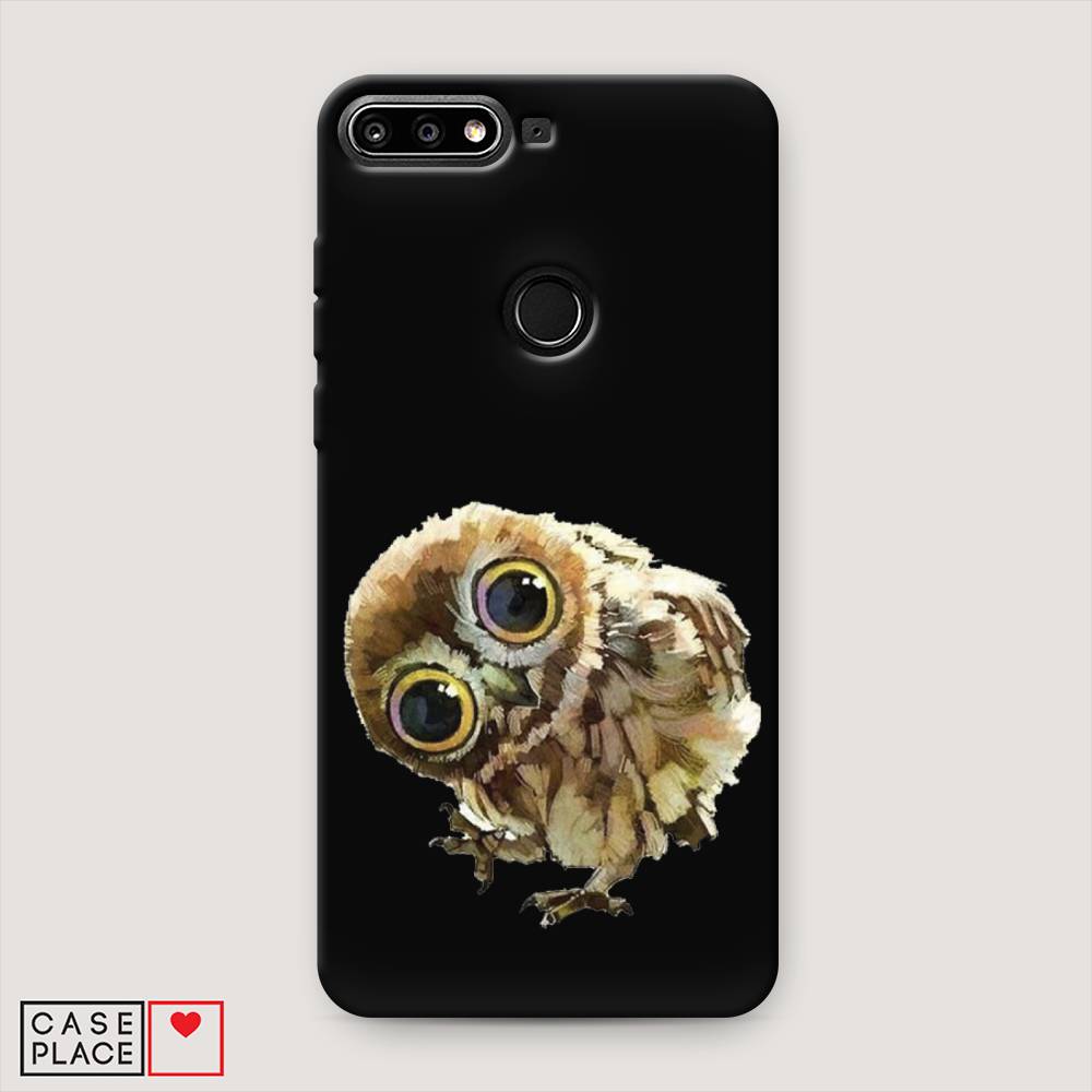 

Чехол Awog на Honor 7C Pro "Любопытный совенок", Коричневый;белый;прозрачный, 65552-1