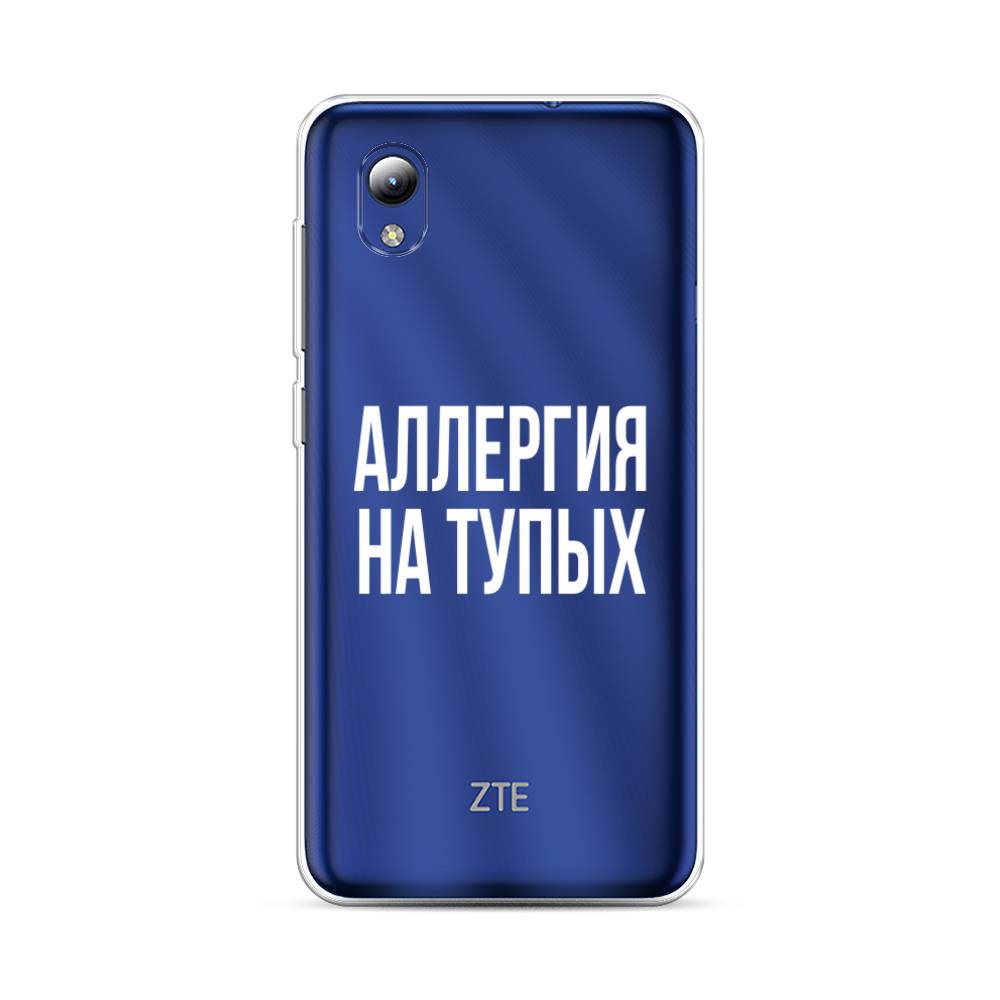 

Чехол Awog на ZTE Blade A31 Lite / ЗТЕ Блэйд A31 Lite "Аллергия на тупых", Разноцветный, 134750-6