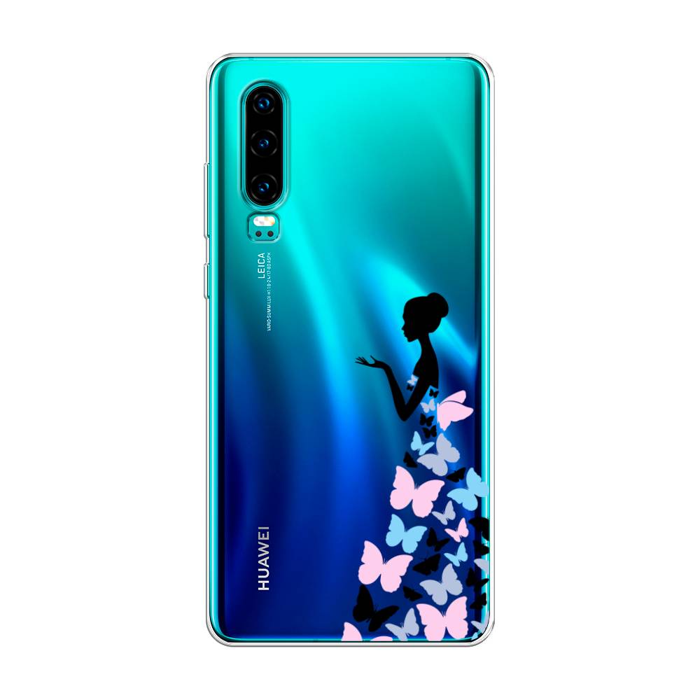 фото Чехол awog "платье из бабочек" для huawei p30