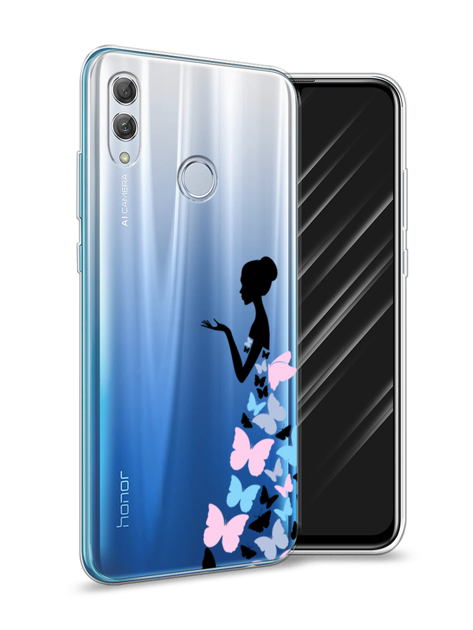 фото Чехол awog "платье из бабочек" для huawei p smart 2019