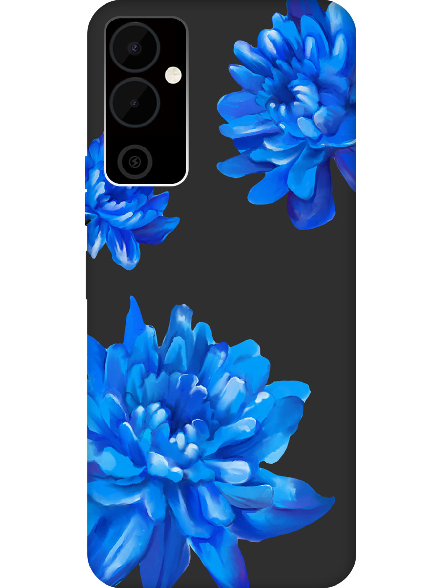 

Матовый Soft Touch силиконовый чехол на Tecno Pova Neo 2 "Amazing Asters" черный, Черный;голубой;синий, 20001477