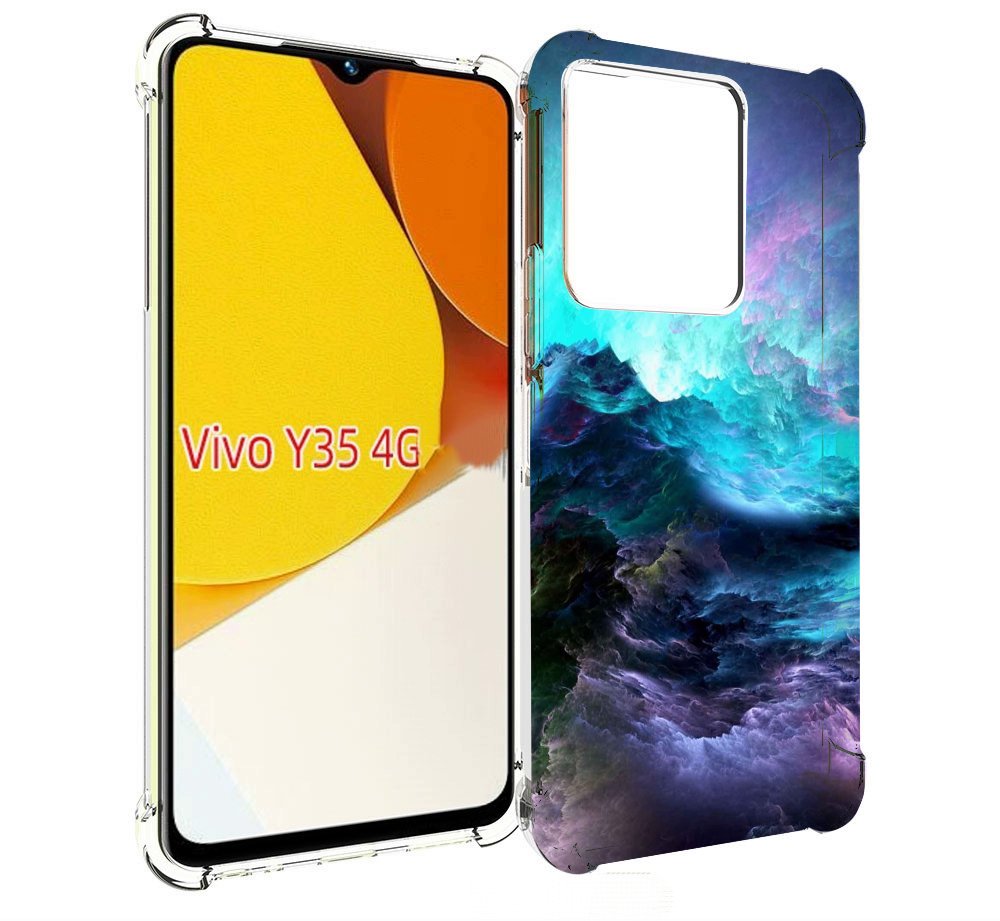 

Чехол MyPads Волна для Vivo Y35 4G 2022 / Vivo Y22, Прозрачный, Tocco