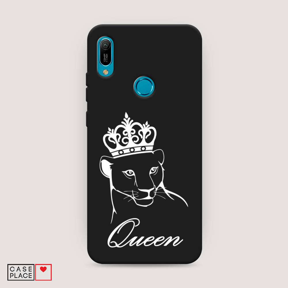 

Чехол Awog на Huawei Y6 2019 "Львица королева", Бежевый;прозрачный, 68652-1