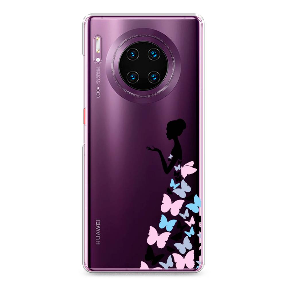 фото Чехол awog "платье из бабочек" для huawei mate 30 pro