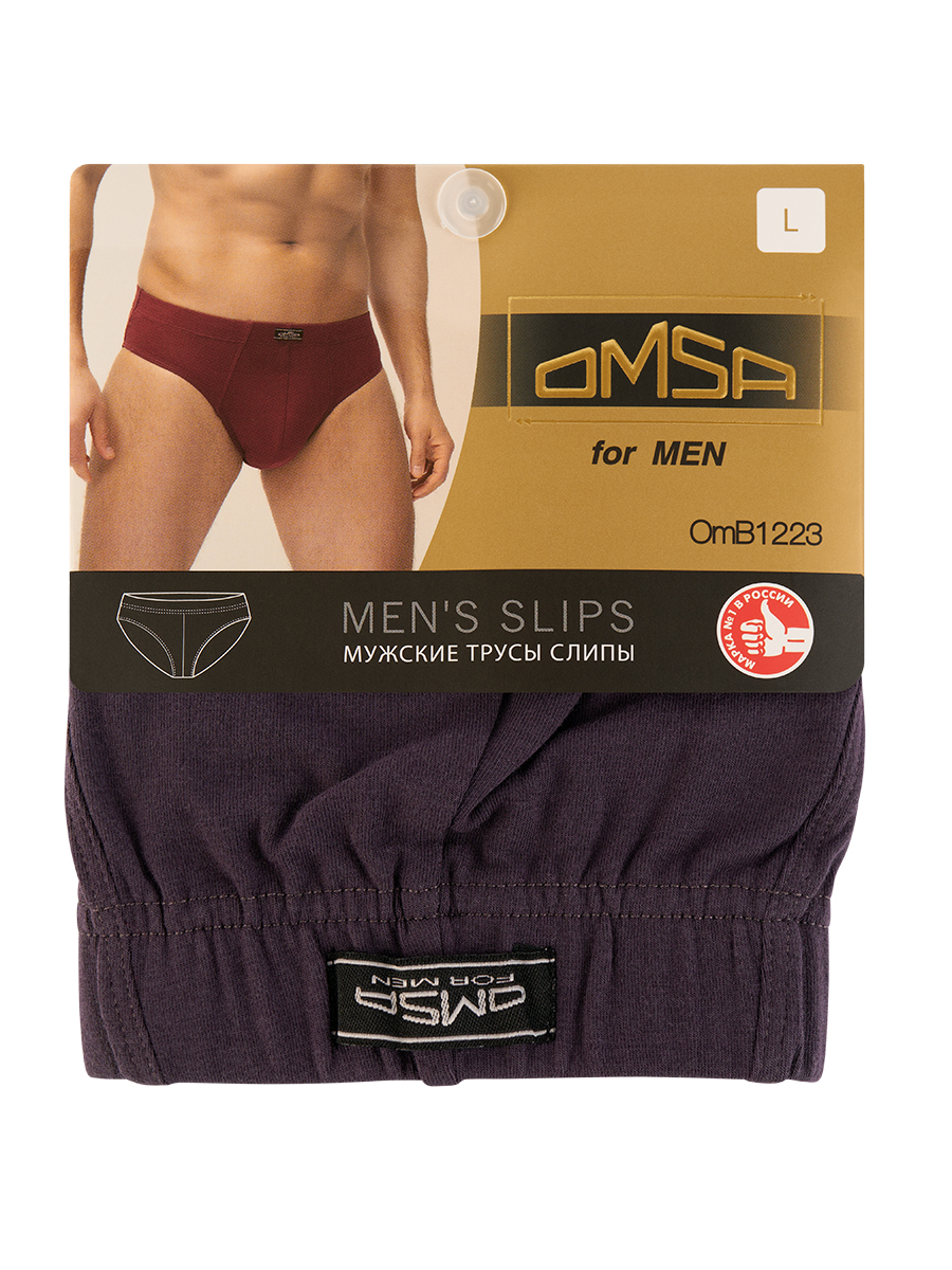 

Трусы мужские Omsa for men OmS 1223 серые M, Серый, OmS 1223