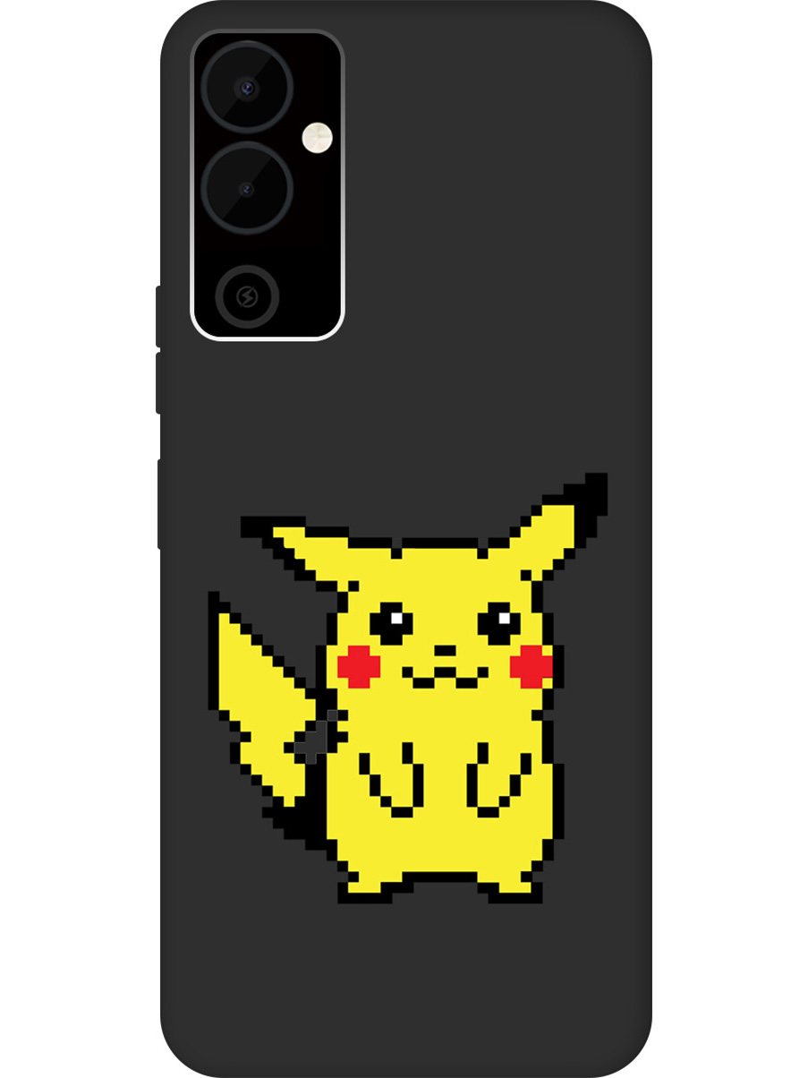 

Матовый Soft Touch силиконовый чехол на Tecno Pova Neo 2 "Pixel Pikachu" черный, Черный;желтый;красный, 20001477