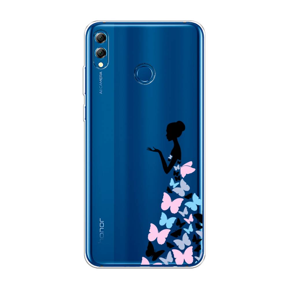 фото Чехол awog "платье из бабочек" для honor 8x max