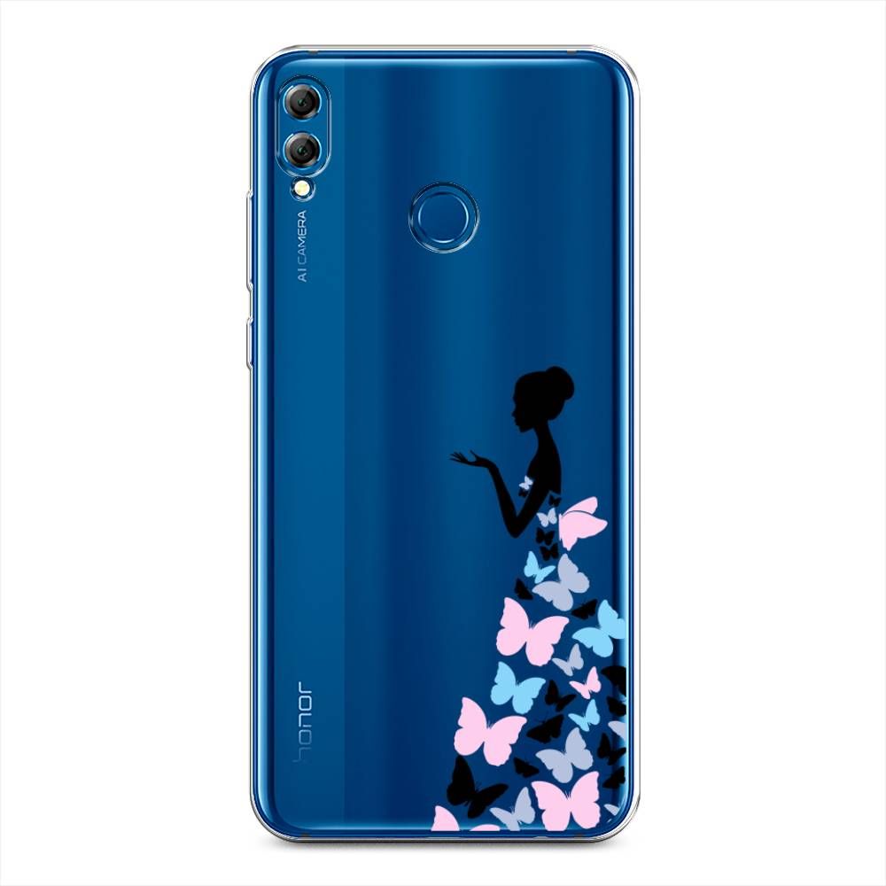 фото Чехол awog "платье из бабочек" для honor 8x