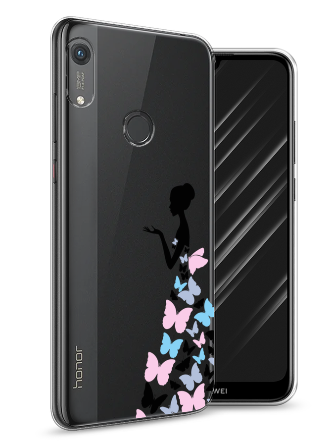 фото Чехол awog "платье из бабочек" для honor 8a (8a pro/prime)